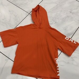 Balmain Vibrant Orange Kids Hoodie